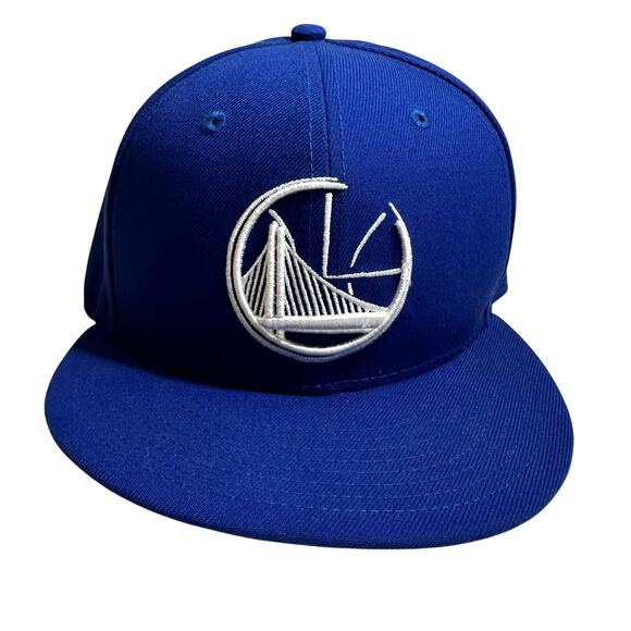 Golden State Warriors New Era 9Fifty NBA SnapBack Blue White Adjustable One Size - Picture 1 of 7